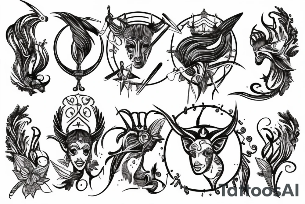 sagittarius tattoo idea