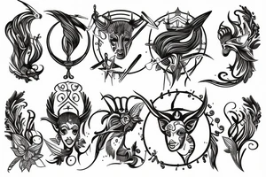 sagittarius tattoo idea