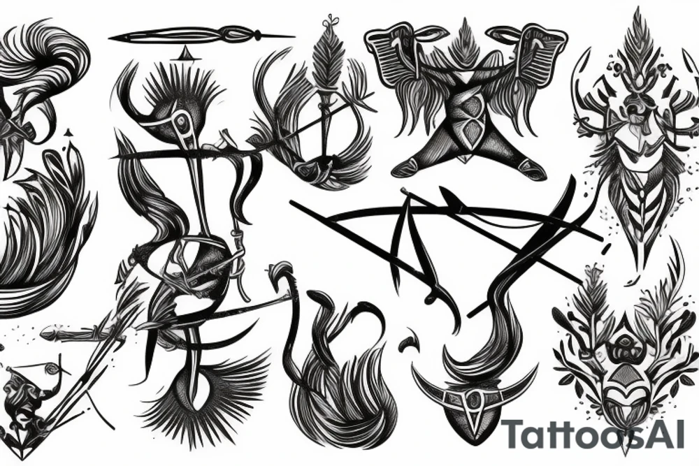 sagittarius tattoo idea