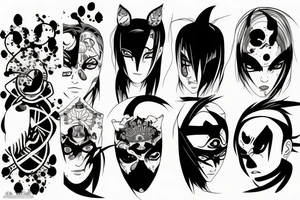 Itachi theme tattoo idea