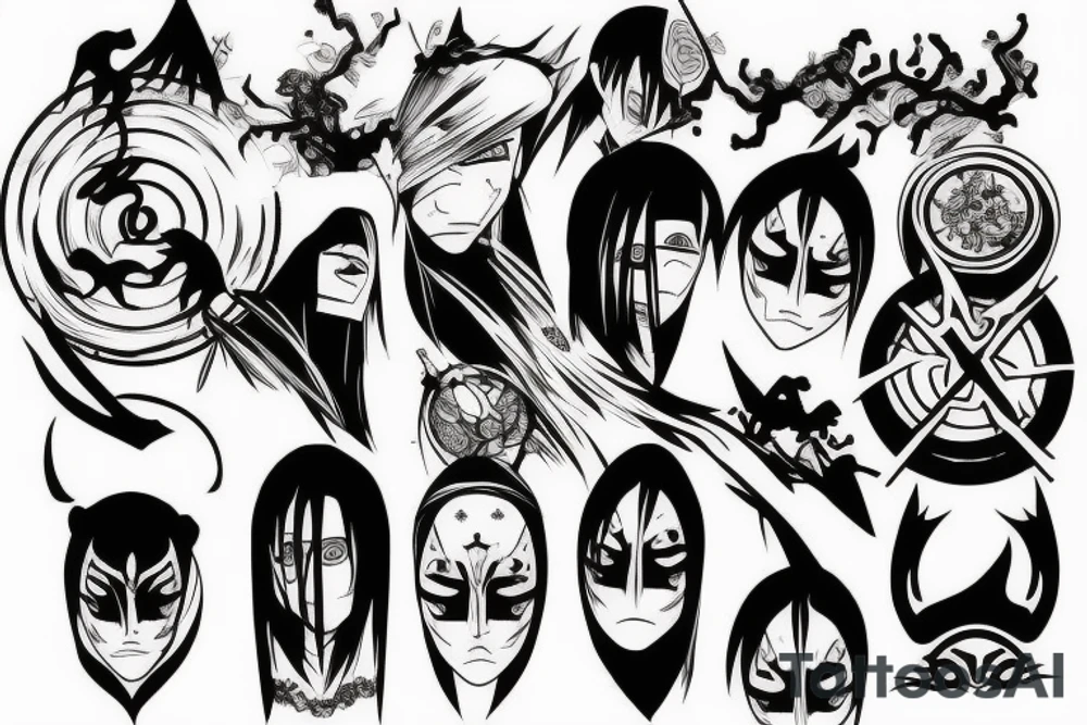 Itachi theme tattoo idea