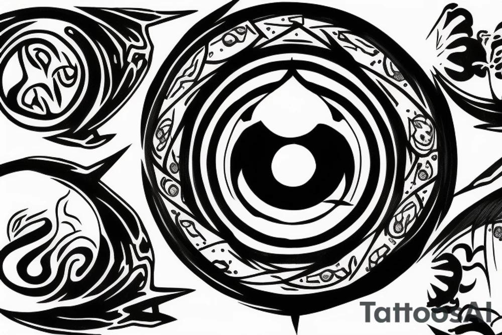 Itachi sharingan, moon tattoo idea