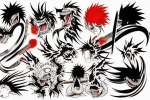 Bleach, zanka No tachi, fire tattoo idea