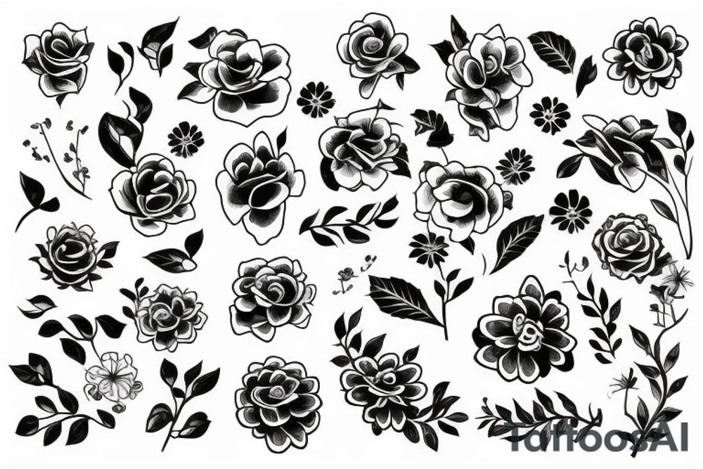 Flower, tattoo idea