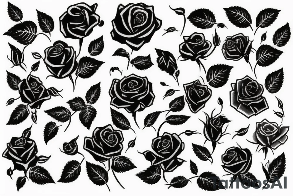 rose tattoo idea