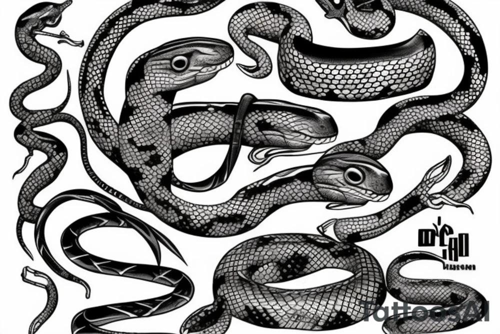 snake tattoo idea