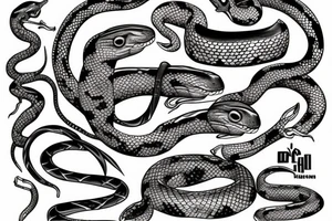 snake tattoo idea