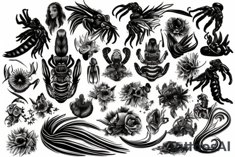 scorpio tattoo idea