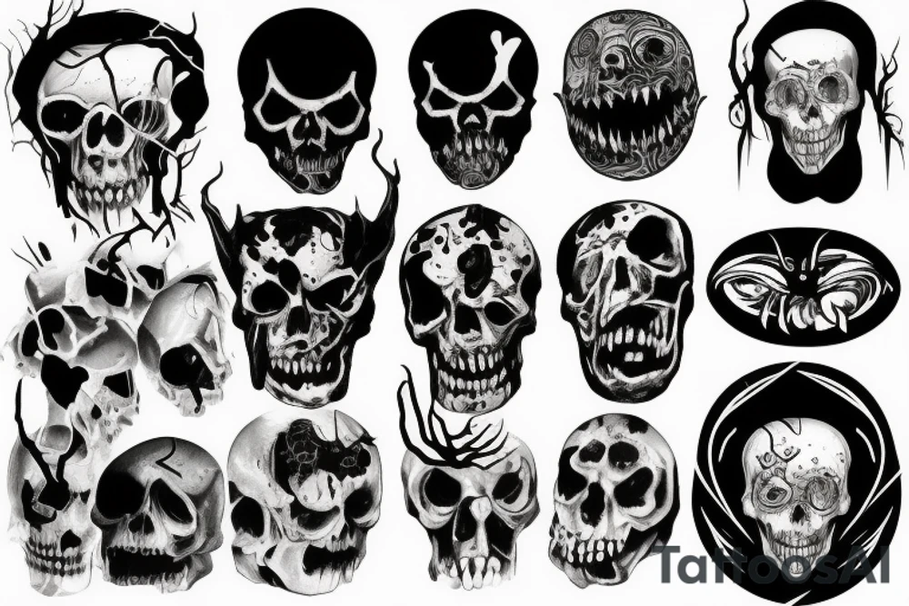 horror tattoo idea