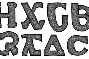 the letters I H S intertwined for a medical student tattoo idea