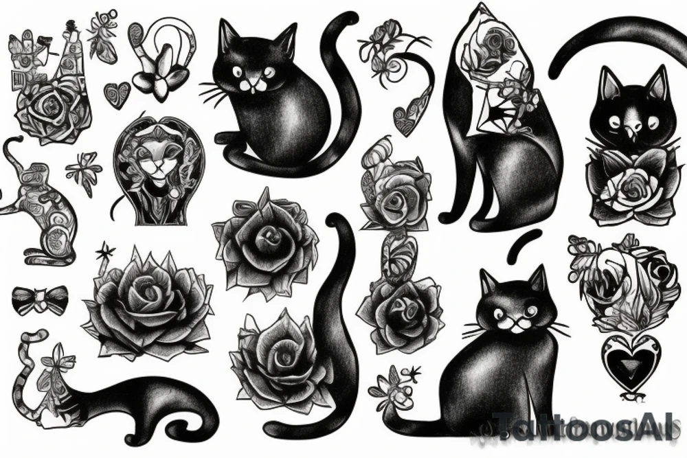 Cat from alice wonderland tattoo idea