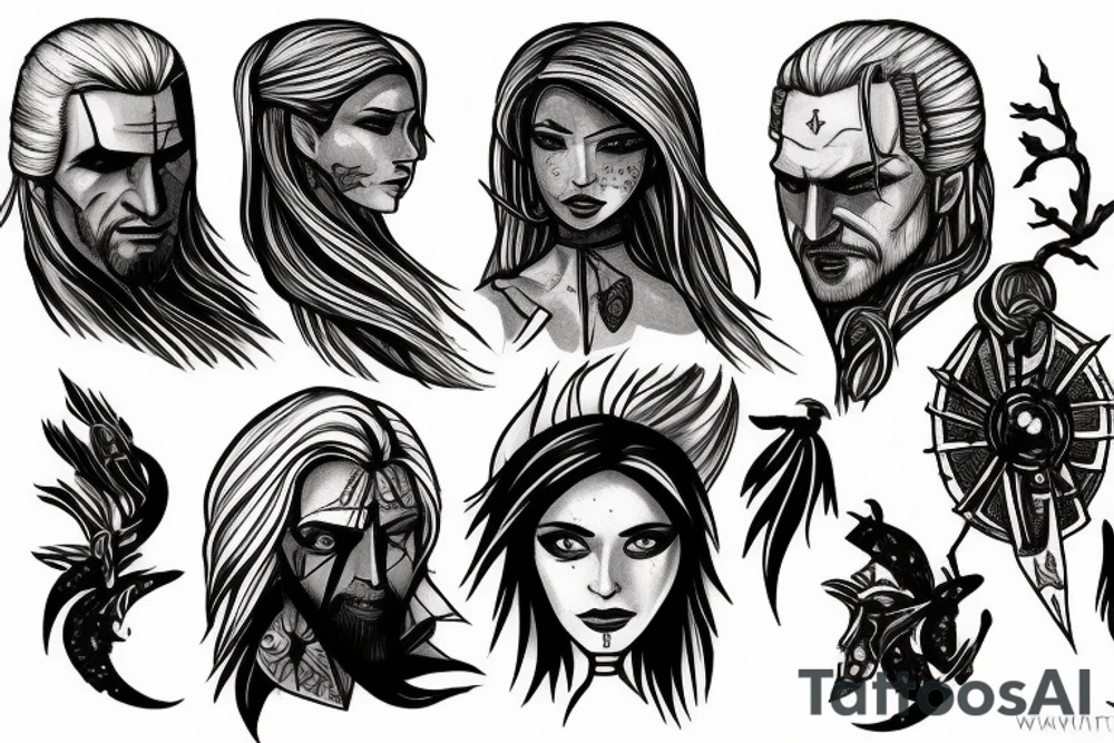 The Witcher tattoo idea