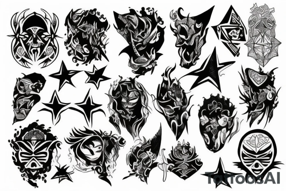black magic tattoo idea