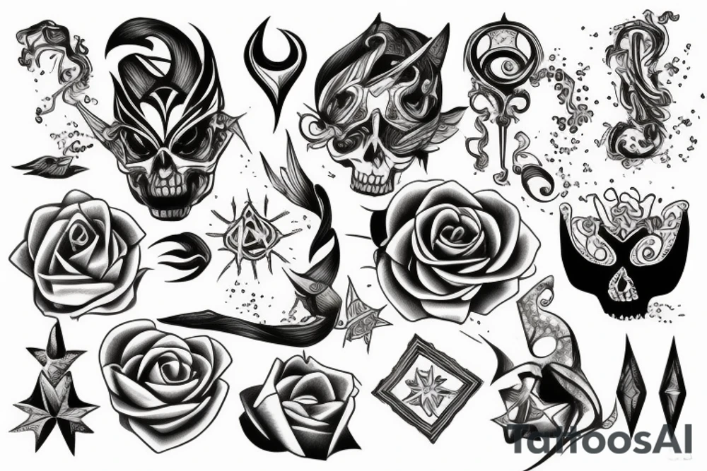 black magic tattoo idea