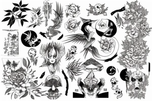 forest tattoo idea