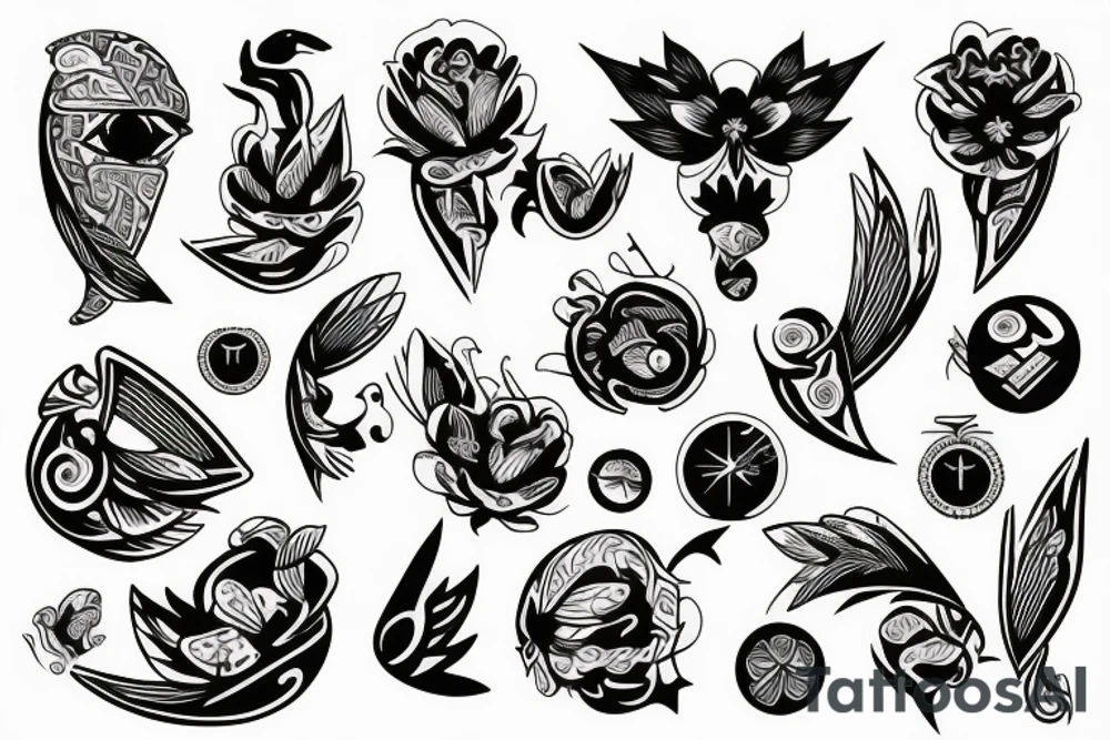 Żmija tattoo idea