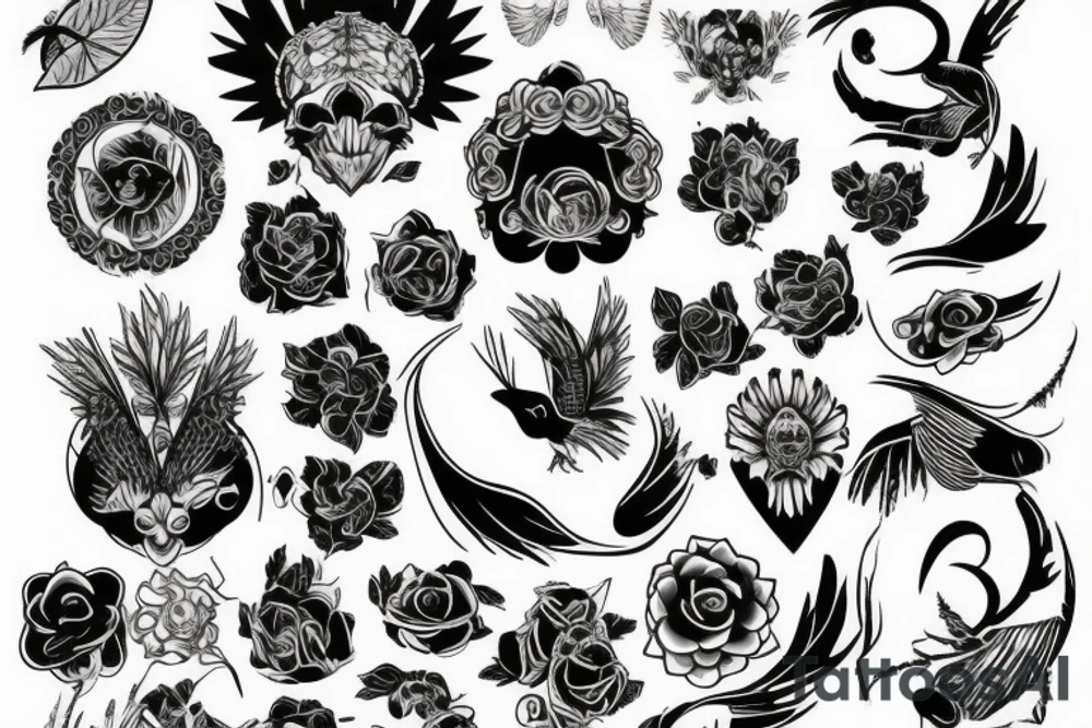 Rękaw z aparatem fotograficznym, kamerą i grami komputerowymi tattoo idea