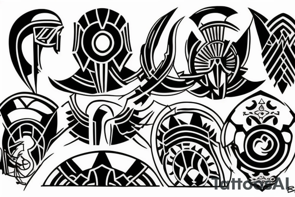 Spartan tattoo idea