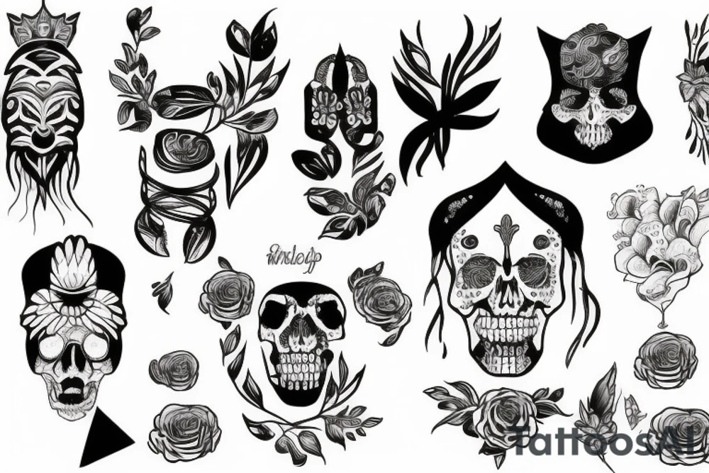 Wilkołak tattoo idea