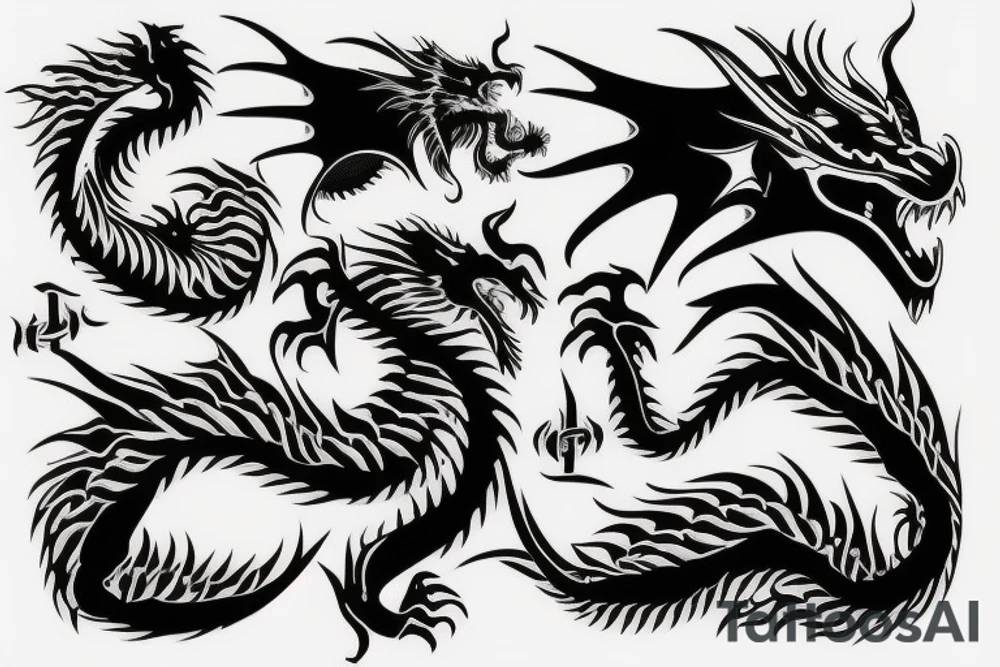 dragon tattoo idea