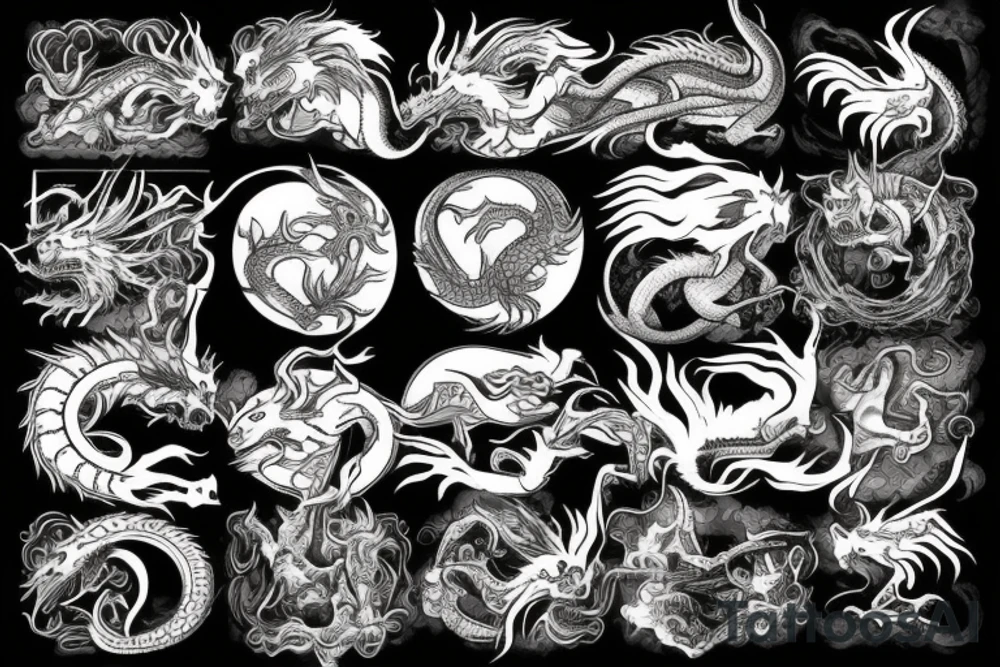 dragon tattoo idea