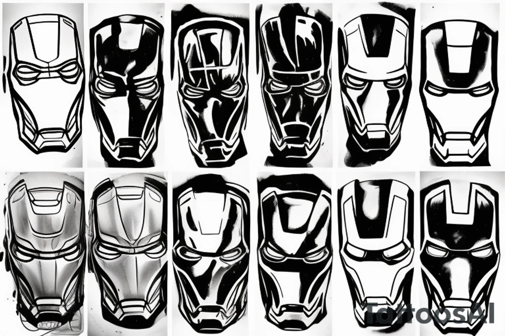 Iron man syn las tattoo idea