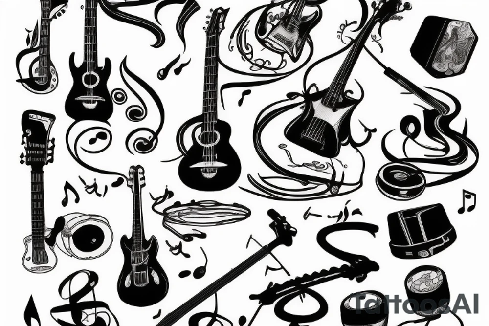 Music tattoo idea
