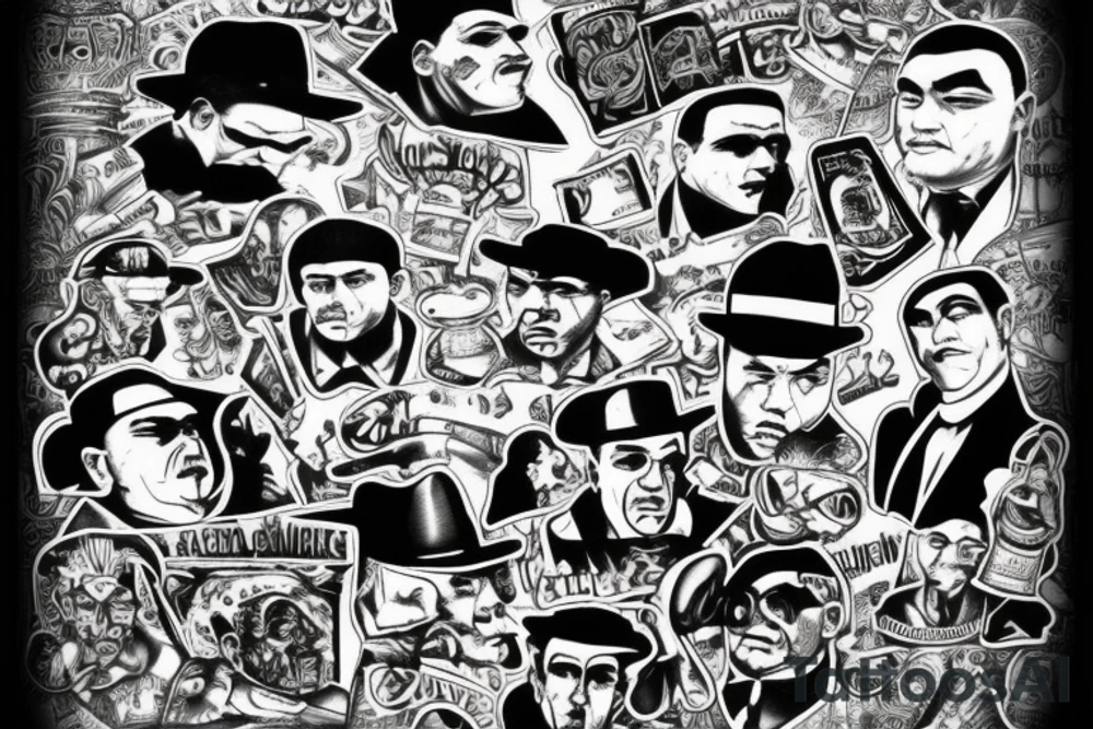 Gangster Mafia tattoo idea