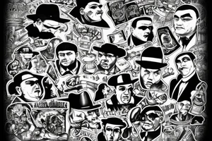 Gangster Mafia tattoo idea