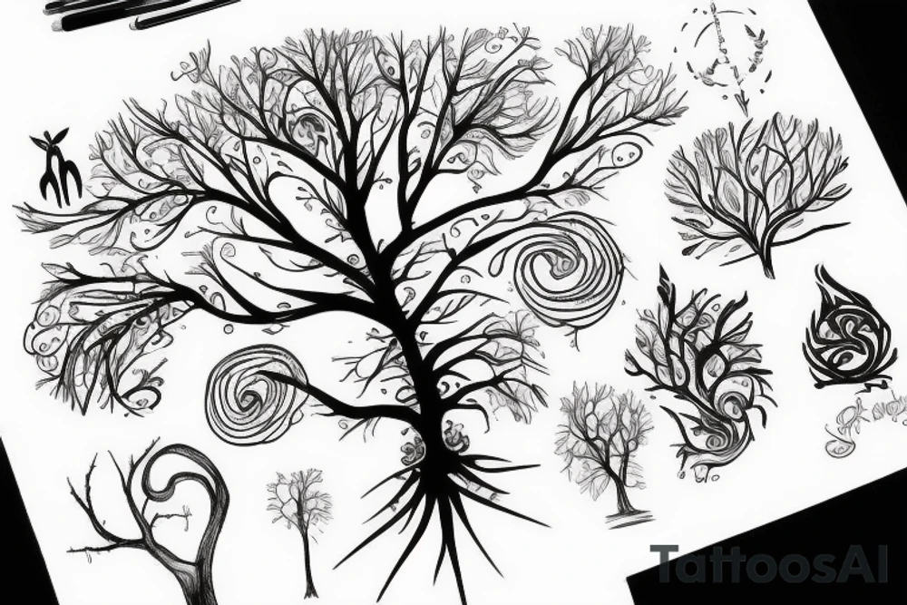 Tree, Time tattoo idea