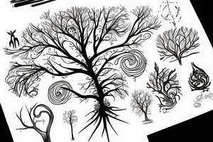 Tree, Time tattoo idea