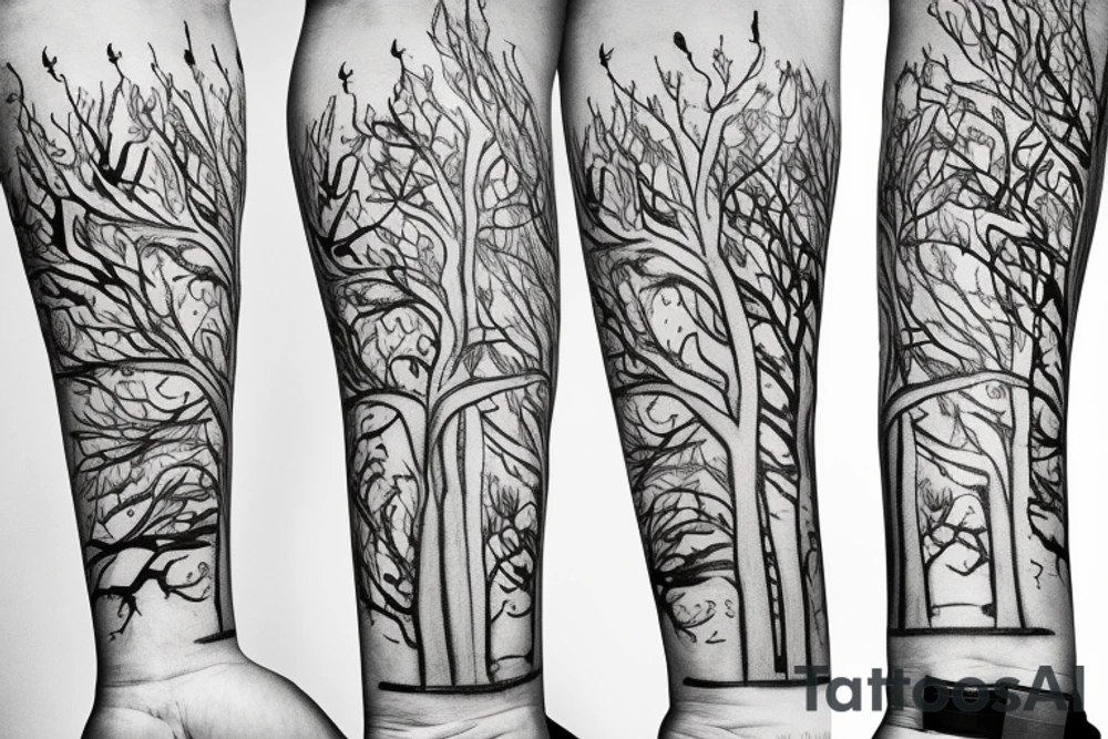 Tree, Time tattoo idea