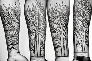 Tree, Time tattoo idea