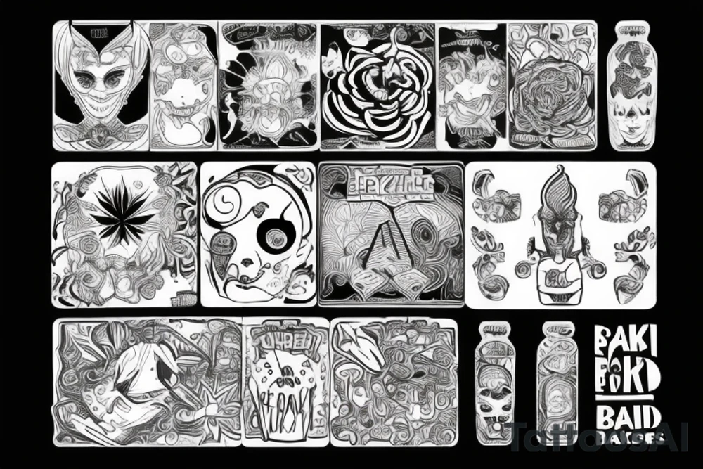 Baked,420,wiadro,jaranie tattoo idea