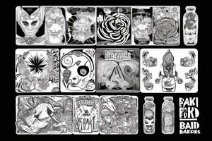 Baked,420,wiadro,jaranie tattoo idea