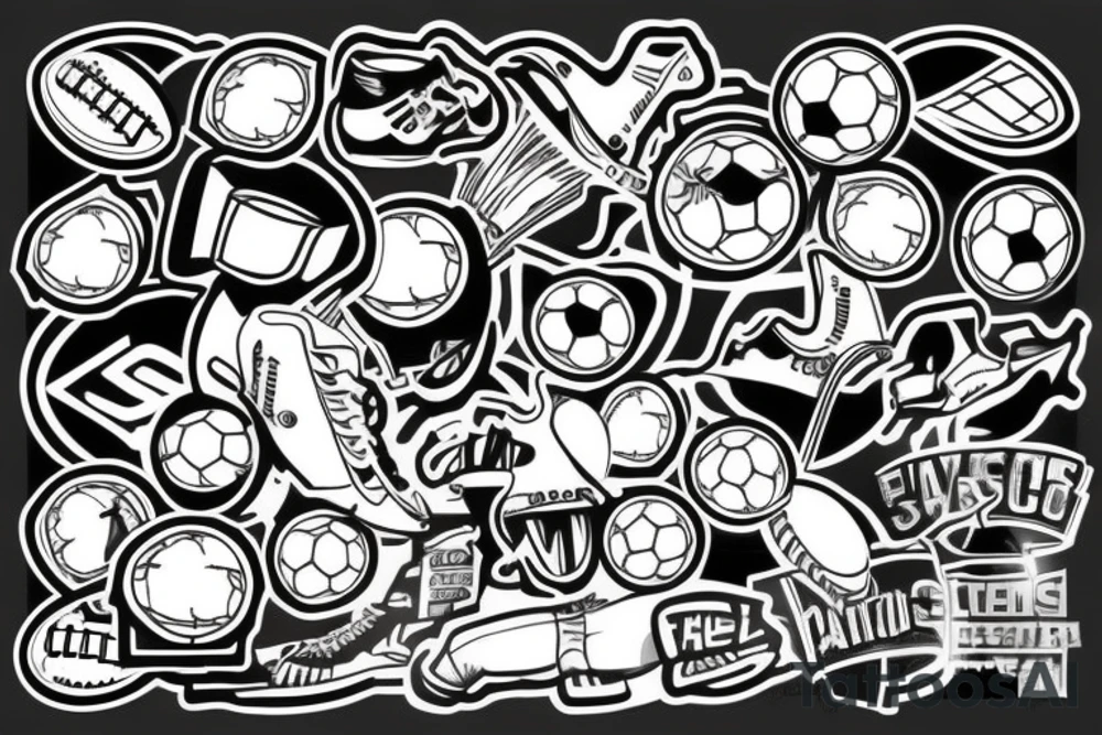 Football tattoo idea