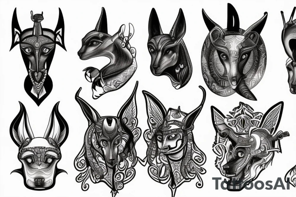 Anubis tattoo idea