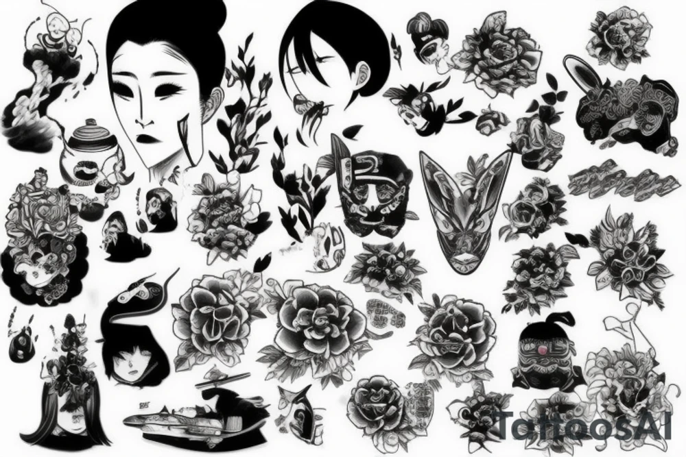 Japan culture tattoo idea