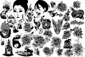Japan culture tattoo idea