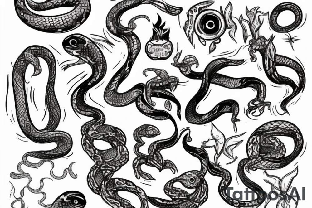 Snake tattoo idea
