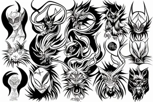 Kurama tattoo idea