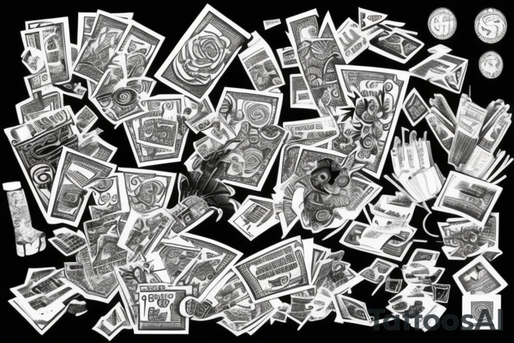 Money tattoo idea