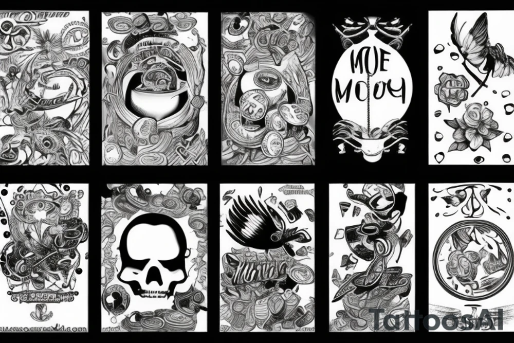 Money tattoo idea