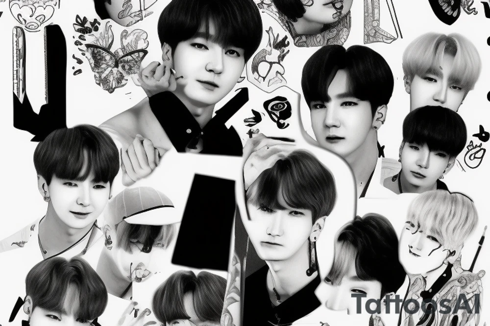 Bts yoongi tattoo idea