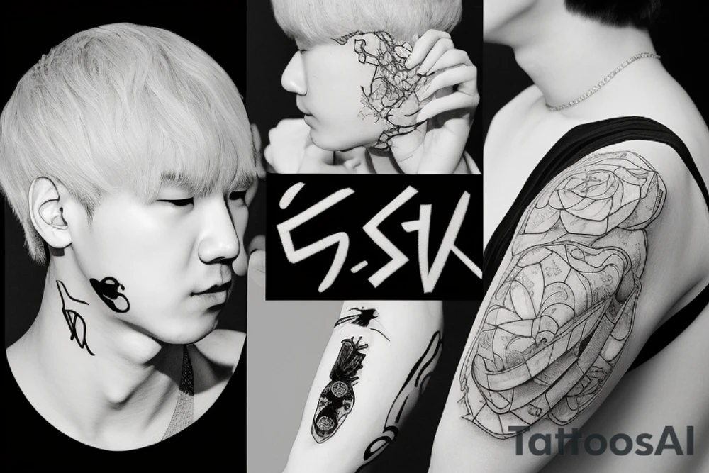 Bts yoongi tattoo idea