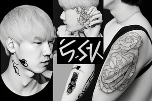 Bts yoongi tattoo idea