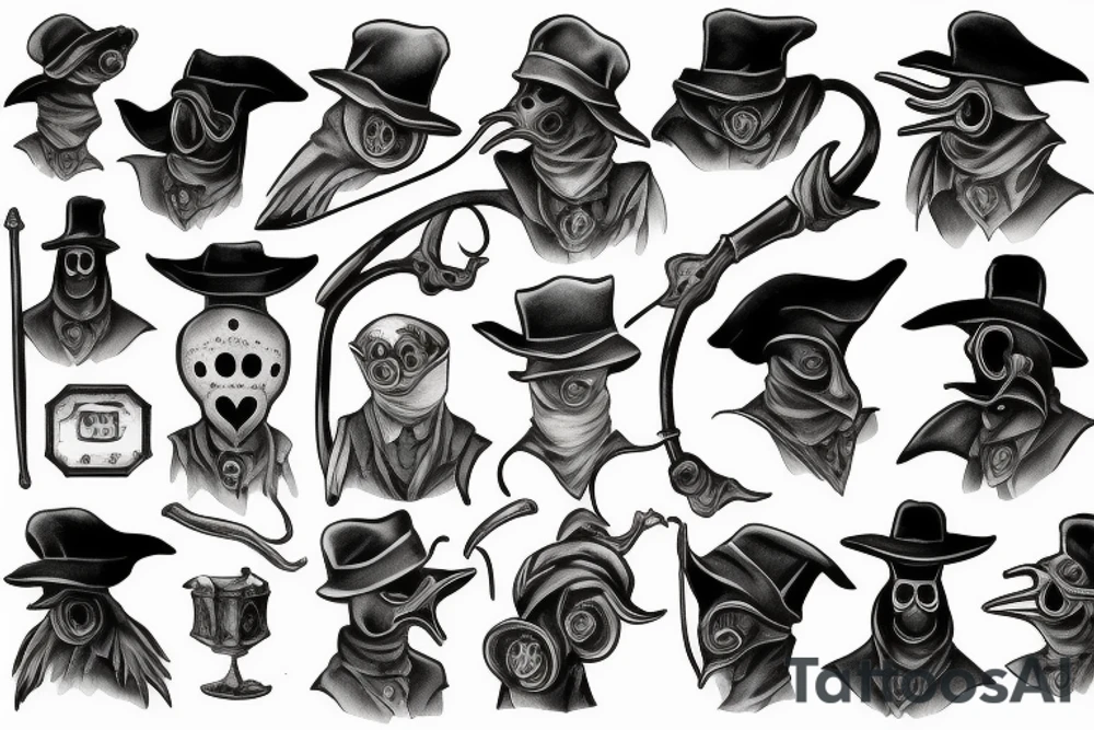 Plague doctor tattoo idea