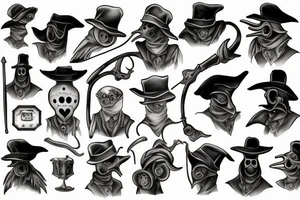 Plague doctor tattoo idea