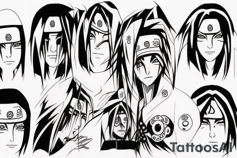 Uchiha madara tattoo idea