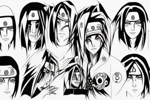 Uchiha madara tattoo idea